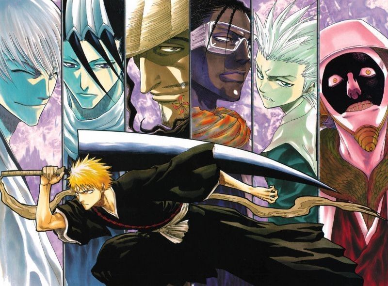 ichigo e capitães